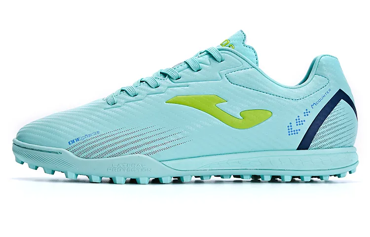 Joma Comfortable Round Toe TF Turf Synthetic Leather Slip Resistant Abrasion Resistant Soccer Shoes Men's Green