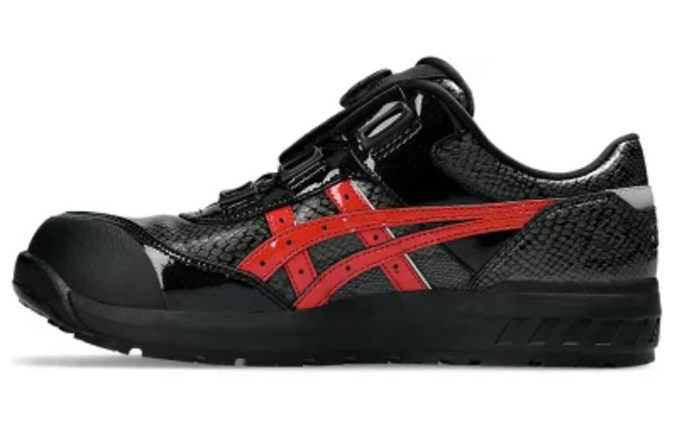 Asics Winjob Comfortable Cushioning, Wear Resistant Low top Running Shoes Unisex Black