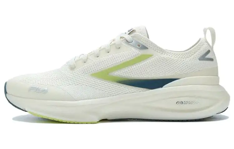 FILA ENERGY 1+ Mesh Low top Casual Running Shoes Men's White Green