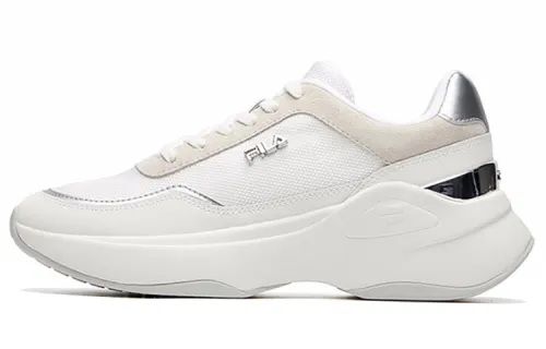FILA Textile, Synthetic Leather Low top Running Shoes Women's Bright White