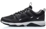 Li Ning Trendy Cushioning Abrasion Resistant Slip Resistant Low top Running Shoes Unisex Crystal Gray