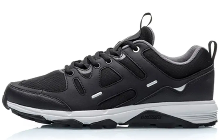 Li Ning Trendy Cushioning Abrasion Resistant Slip Resistant Low top Running Shoes Unisex Crystal Gray