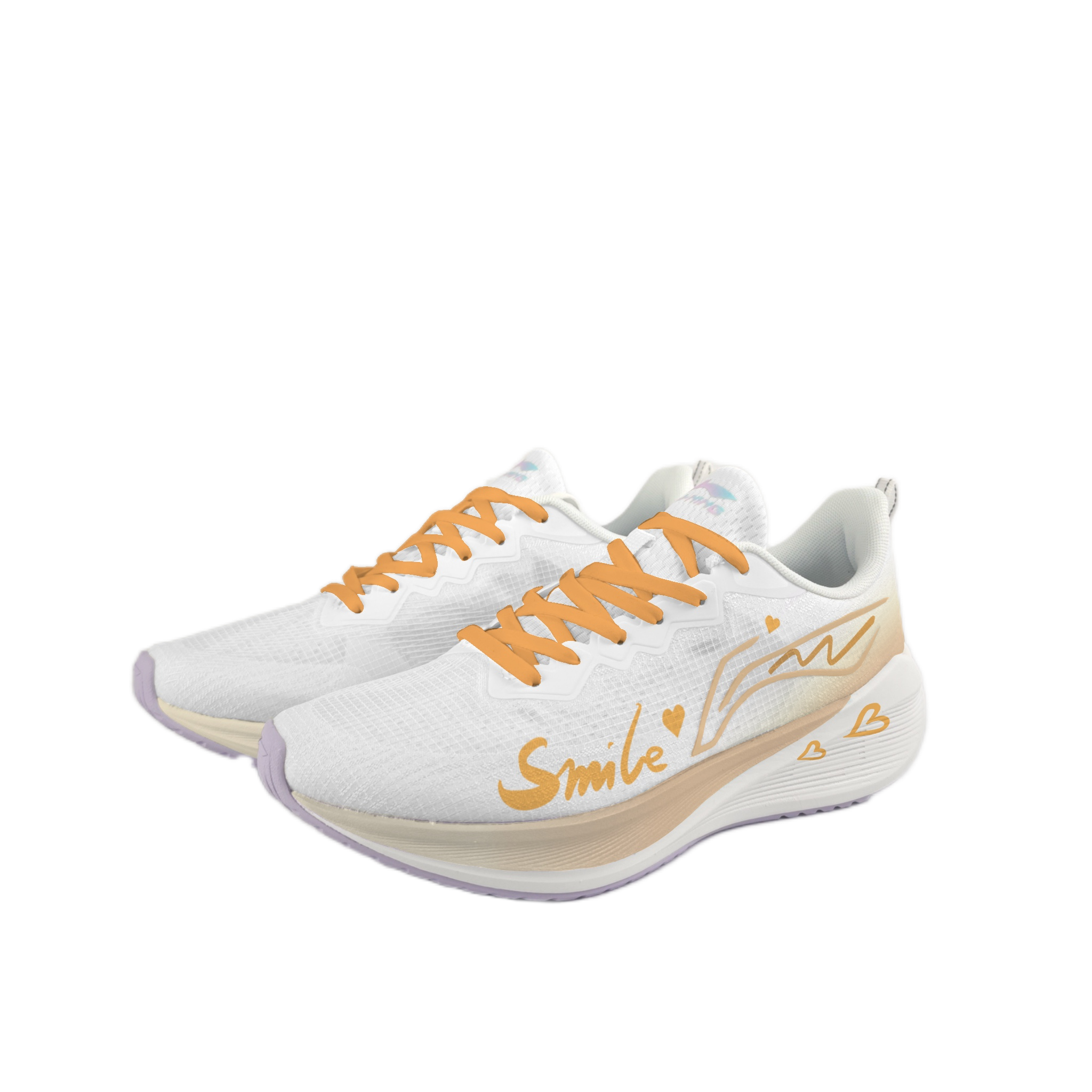 Li Ning Wuyue Abrasion Resistant Lightweight Rebound Low top Running Shoes Women’s Standard White