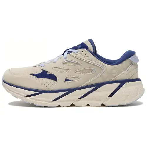 HOKA ONE ONE Clifton LS Slip Resistant, Abrasion Resistant, Breathable Low top Casual Running Shoes Unisex Beige