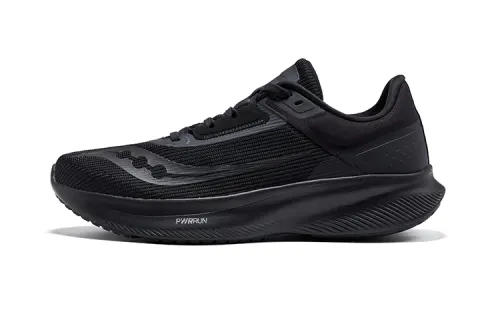 Saucony VESSEL Vite Lightweight Cushioning Breathable Low top Running Shoes Unisex Black
