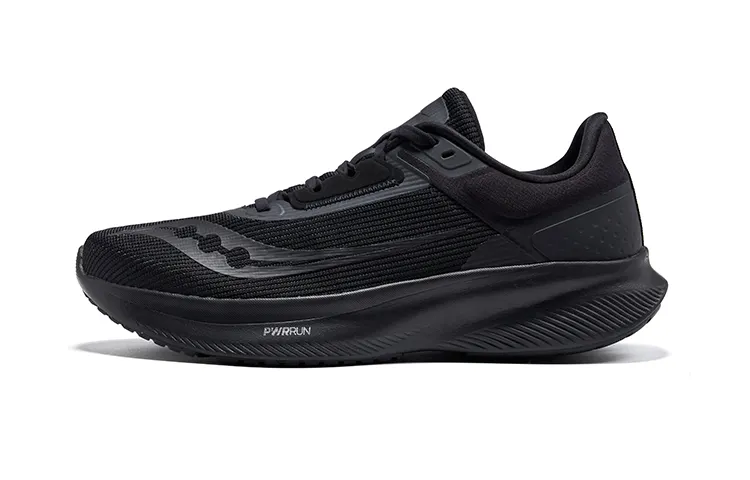 Saucony VESSEL Vite Lightweight Cushioning Breathable Low top Running Shoes Unisex Black