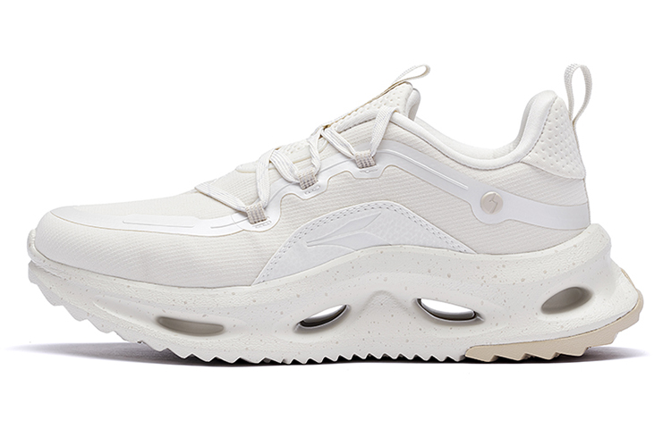 361° Cushioning, Slip Resistant, Abrasion Resistant, Breathable Low Top Running Shoes Men’s White Gray