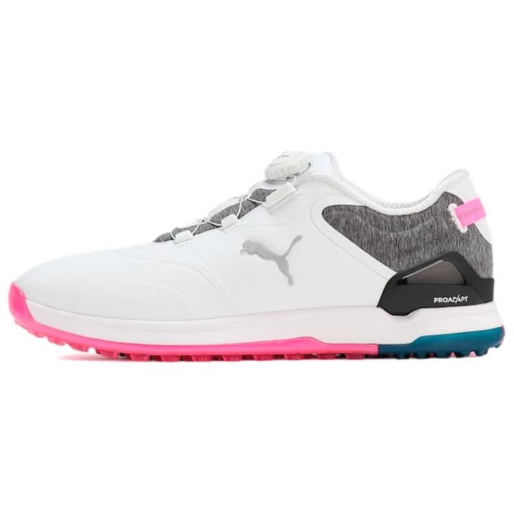 PUMA ProAdapt Alphacat Low top Golf Shoes Men's White Pink