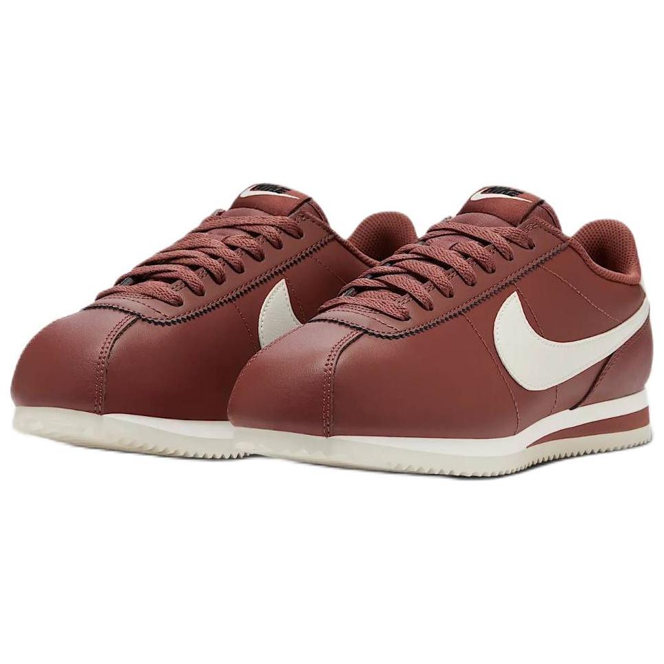 Nike Cortez Slip Resistant Abrasion Resistant Low top Casual City Commuting Running Shoes Women’s Red Brown