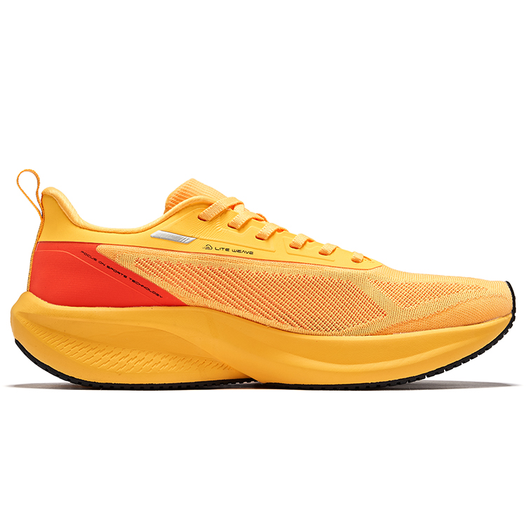 Erke Cushioning Lightweight Rebound Low top Running Shoes Men’s Fluorescent Sweet Orange Blush