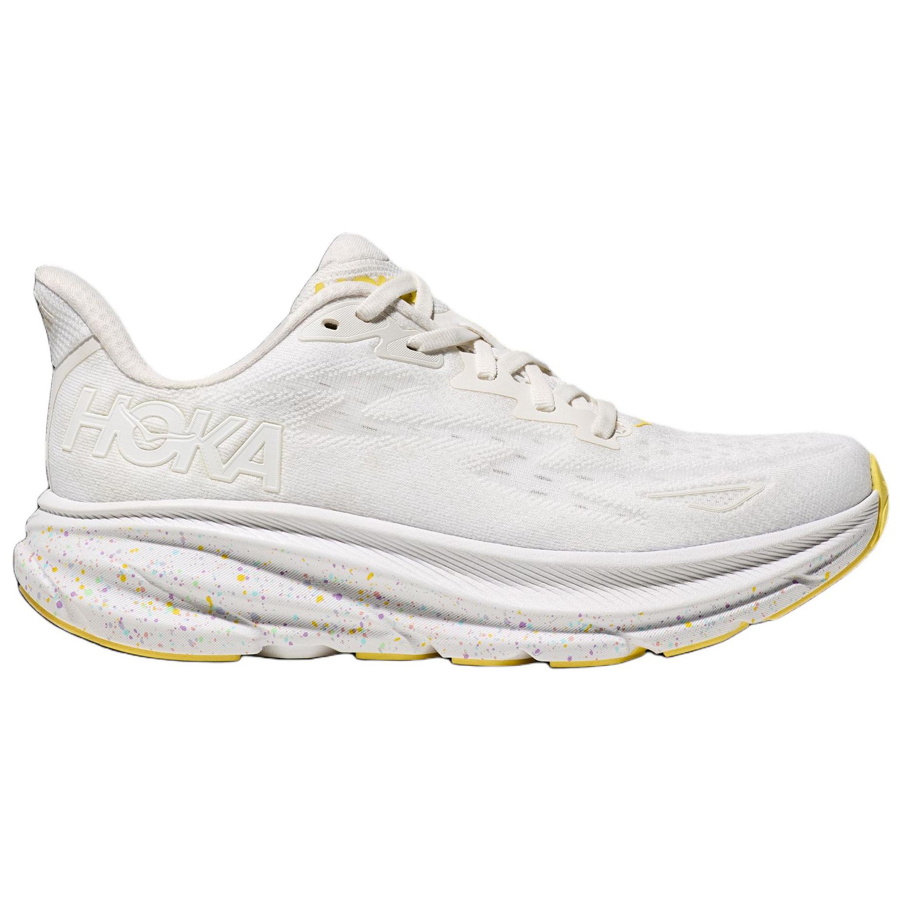 HOKA ONE ONE Clifton 9 White Lemonade
