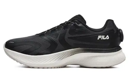 FILA Athletics Energy Fabric Low top Long Distance Running Shoes Men's Black