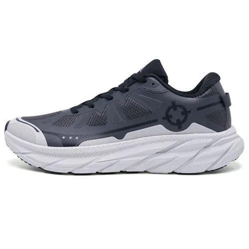 RIGORER 3R series Scorpio color non-slip shock-absorbing low-cut casual running shoes for men and women, gray and white