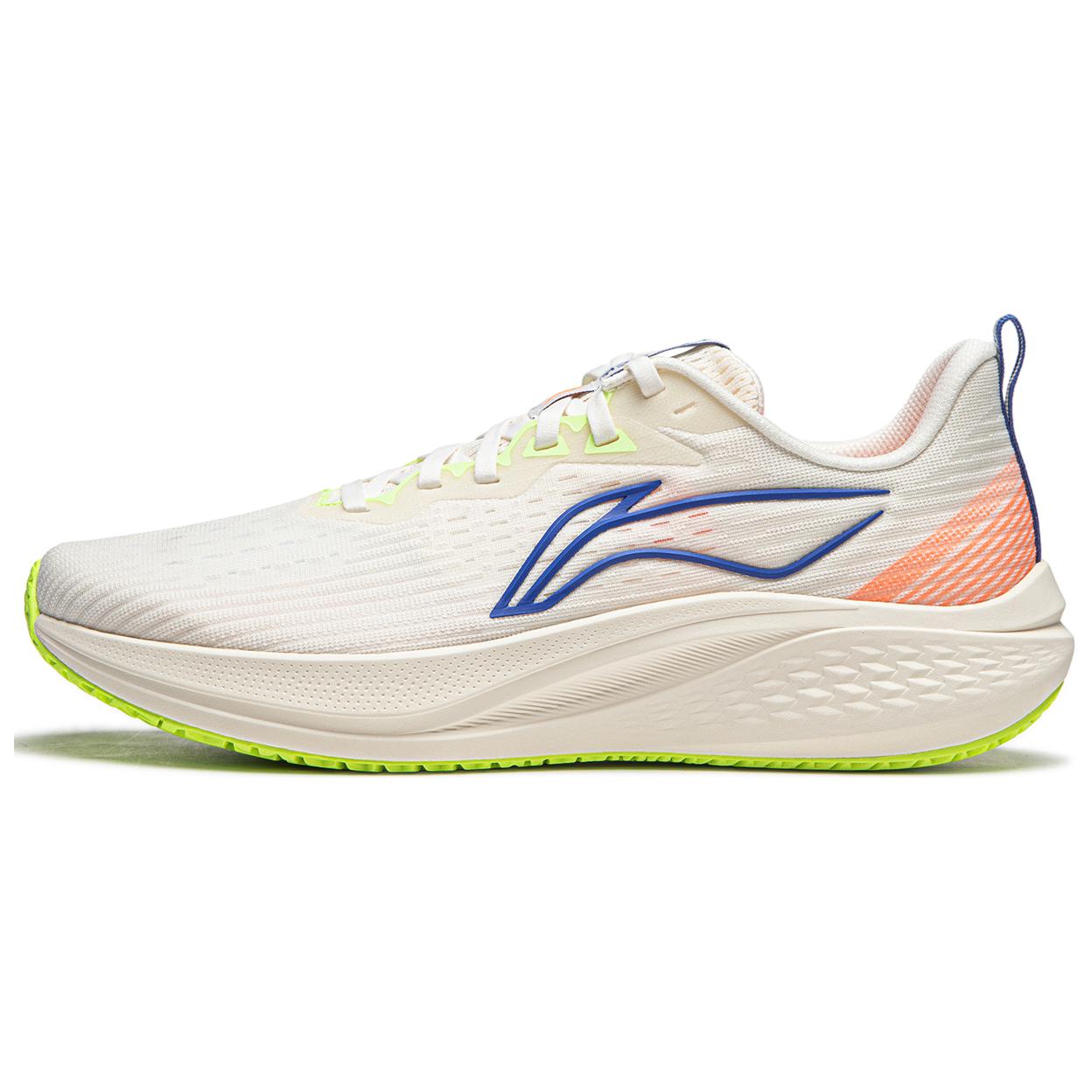 LiNing Red Rabbit 7 Physical Examination High School Entrance Examination Shock Absorbing Anti-Slip Breathable Lightweight Low-top Sprint Running Shoes Men's Beige