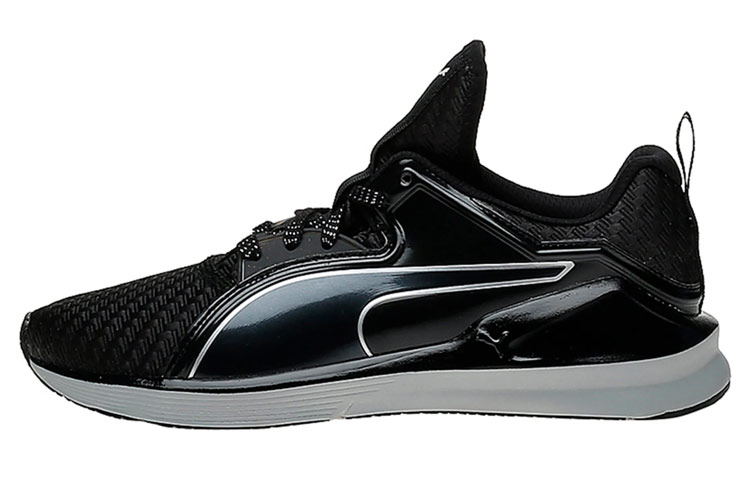 PUMA Fierce Lace Metallic Cushioning Slip Resistant Low top Running Shoes Women's Black