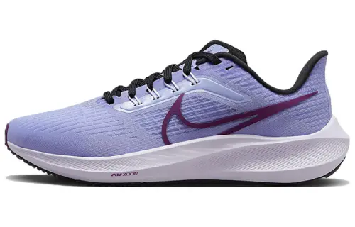 Nike Air Zoom Pegasus 39 Fabric Cushioning Slip Resistant Abrasion Resistant Low top Running Shoes Women's Purple White