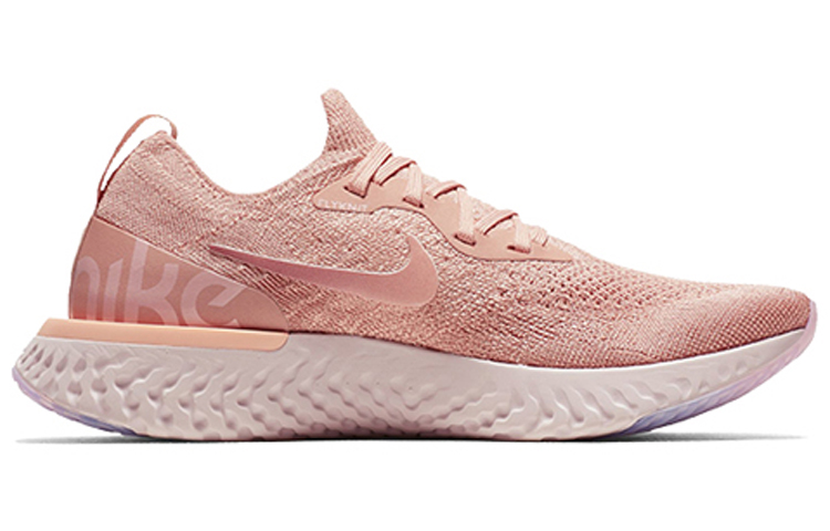 Женские кроссовки Nike Epic React Flyknit 1 (розовый) — фото 2