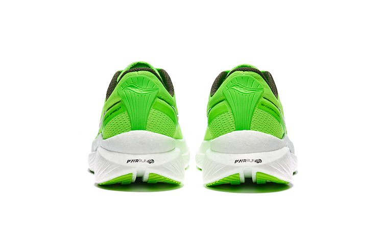 Saucony Cushioning Breathable Low top Carbon Plate Retro Running Shoes Men’s Green Gold
