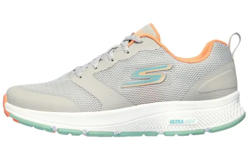 Skechers Go Run Consistent Comfortable Textile, Synthetic Leather Low top Running Shoes Women's Gray