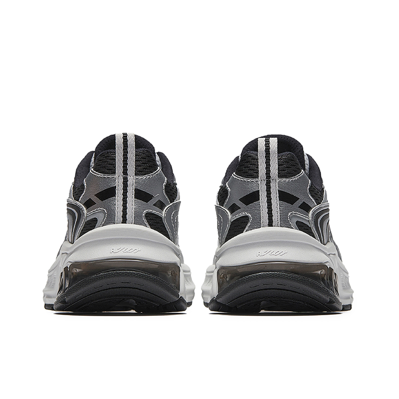 Anta Slip Resistant Abrasion Resistant Low top Casual Running Shoes Women’s Silver Gray Black