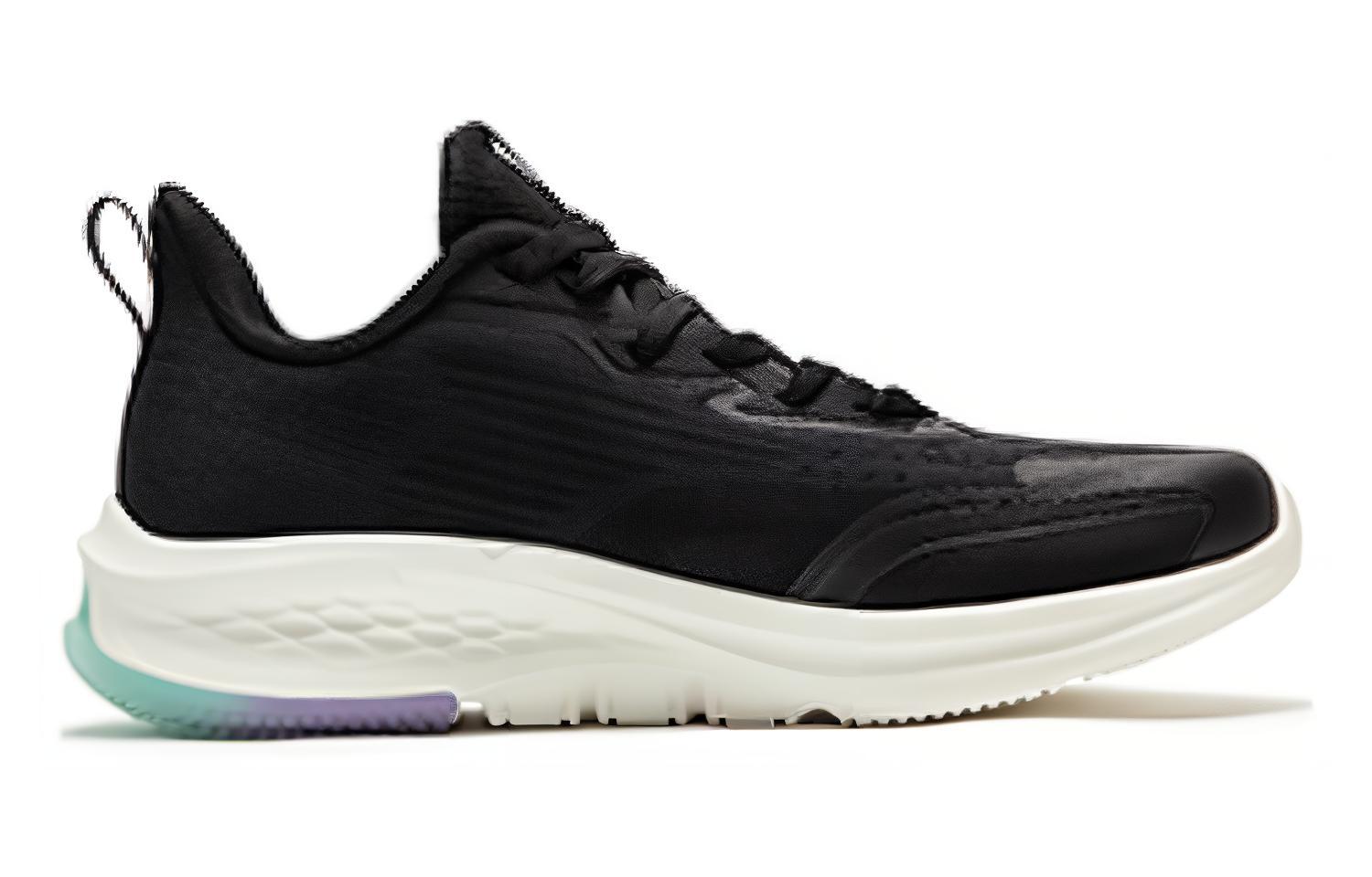 361° Slip Resistant Abrasion Resistant Breathable Low top Running Shoes Women’s Black Purple