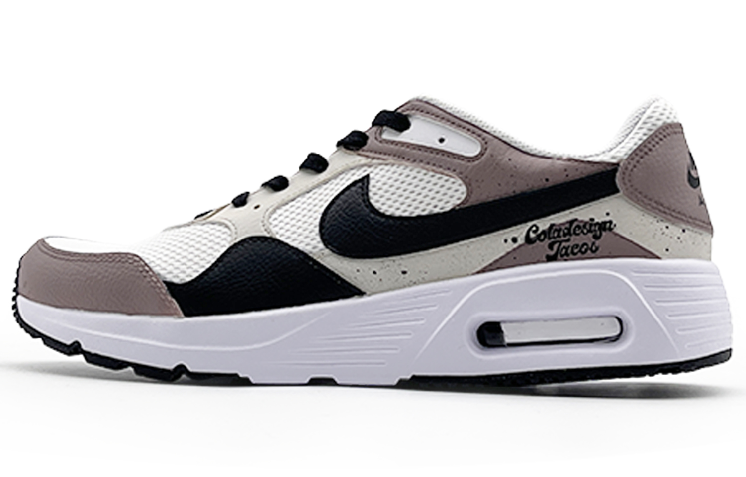 Nike Air Max SC Abrasion Resistant Low top Running Shoes Men’s White Gray
