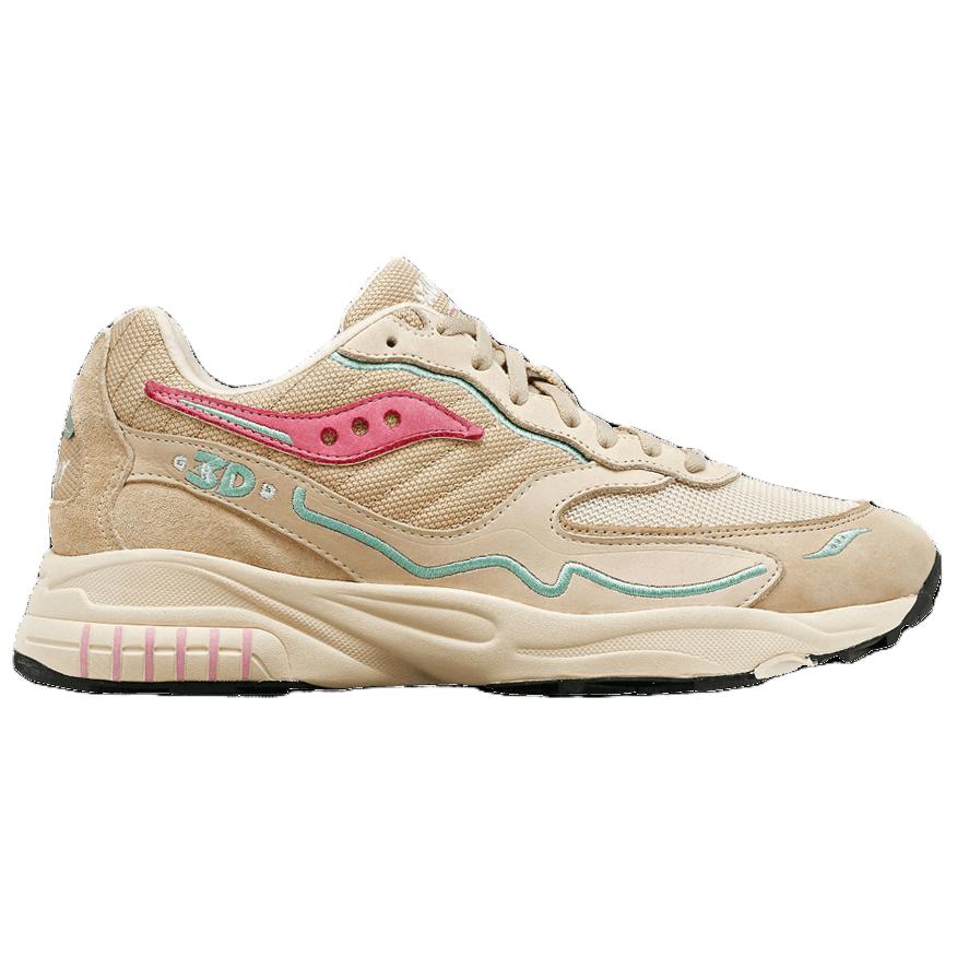 Saucony 3D Grid Hurricane Premium Cream Pink