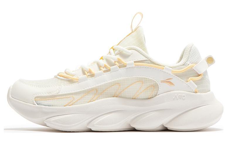 361° Slip Resistant, Abrasion Resistant, Breathable Low top Running Shoes Women’s White Yellow