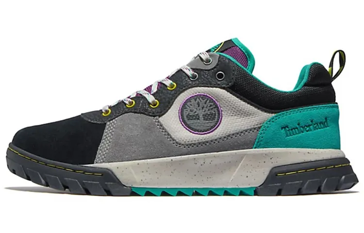 Timberland Boulder Casual Shoes Men's Low Top Black/Gray/Green