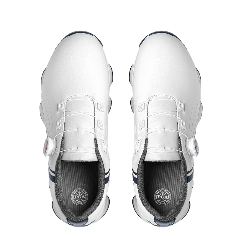 PGA Slip Resistant Abrasion Resistant Low top Golf Shoes Men’s White Blue