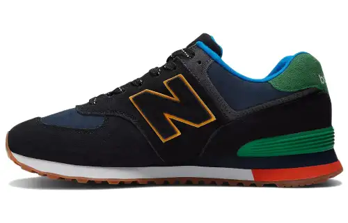 574 New Balance 'Black Varsity Green'