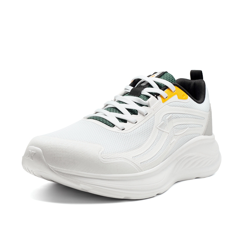 XTEP Cushioning Breathable Support Low top Casual City Commuting Running Shoes Men’s White