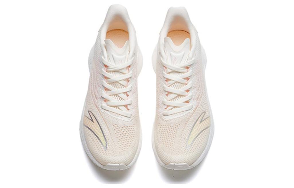 Anta Cushioning Abrasion Resistant Cushioning, Wear Resistant Low top Running Shoes Women’s Ivory White