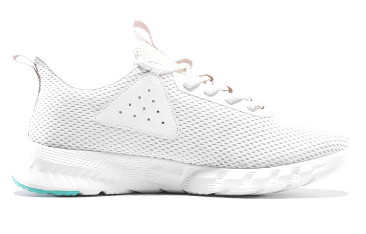 PEAK Comfortable Abrasion Resistant Slip Resistant Low top Running Shoes Unisex Canvas White