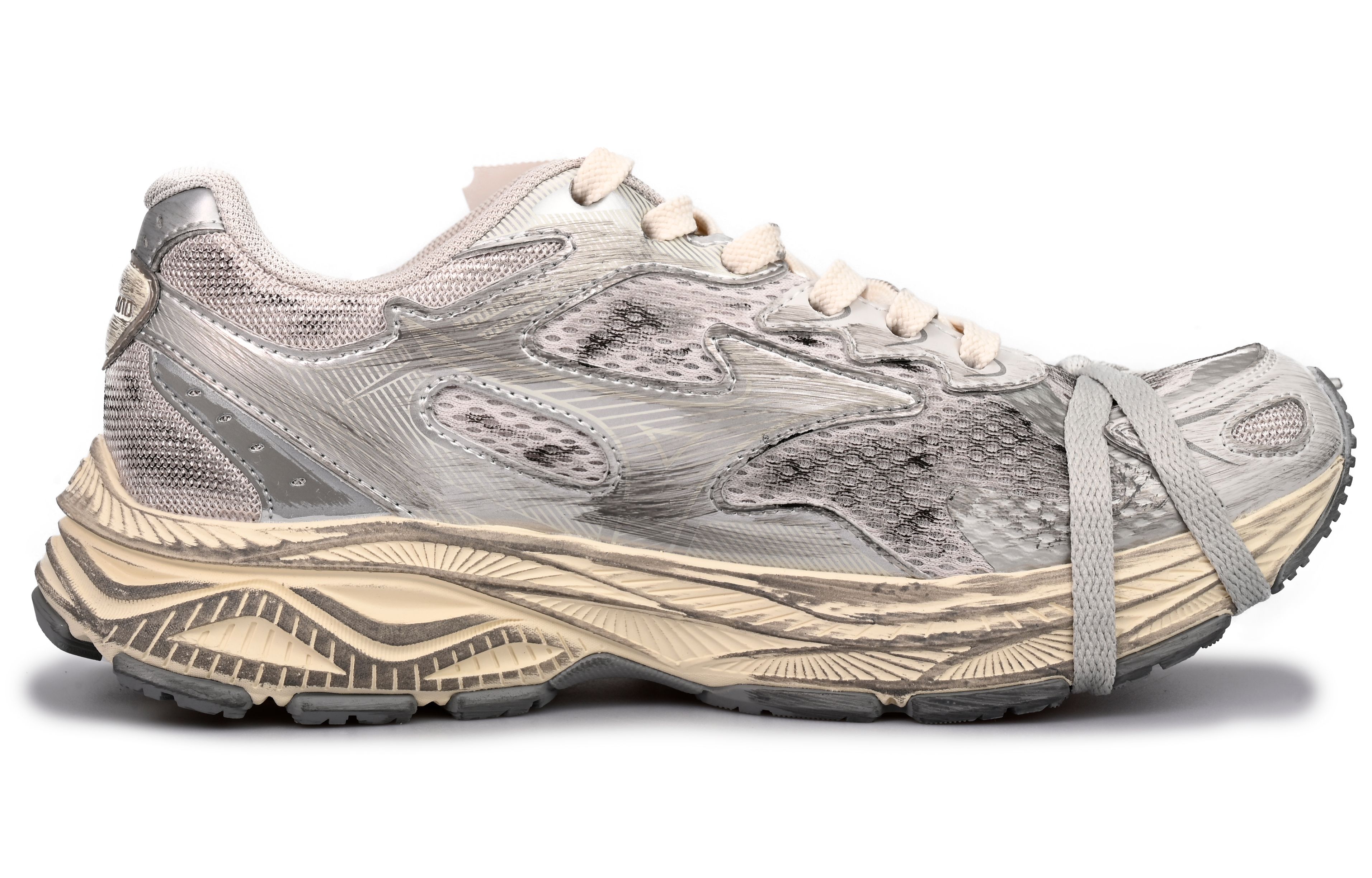 Mizuno Racer S Waterproof Low top Casual Running Shoes Unisex Silver Gray