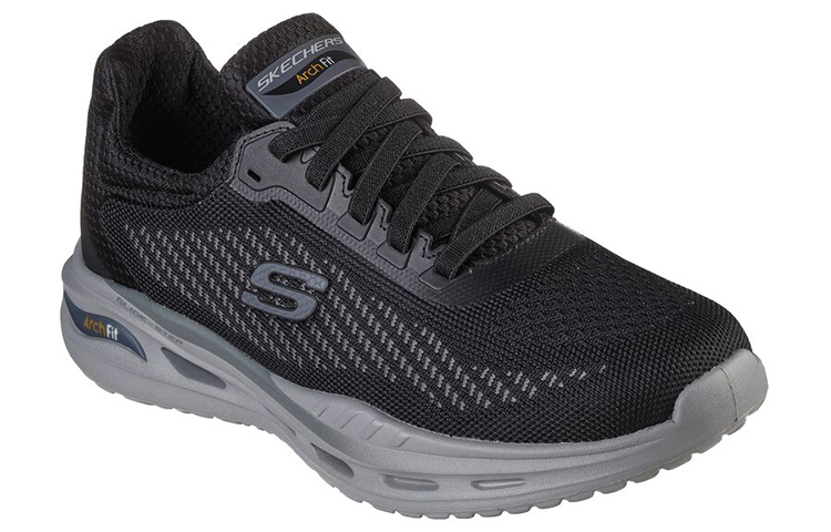 Skechers Comfortable Fabric Low top Running Shoes Men’s Black
