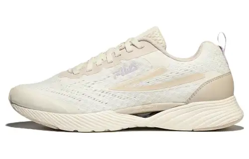 FILA RGB Flex 2 Fabric Low top Casual Running Shoes Unisex White Coffee Color
