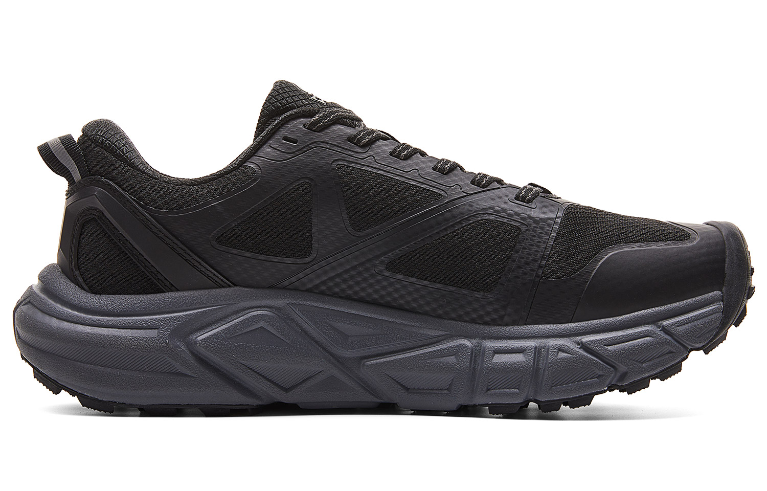 PEAK Cushioning Slip Resistant Rebound Low top Running Shoes Men’s Black Magnet Gray