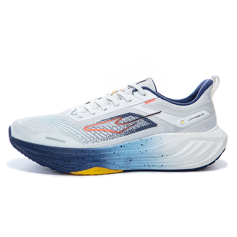 Erke Cushioning Slip Resistant Breathable Low top Casual Running Shoes Men’s White Blue