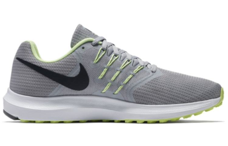 Мужские кроссовки Nike Run Swift 1 (серый с зеленым) — Серыйзелёный — фото 2