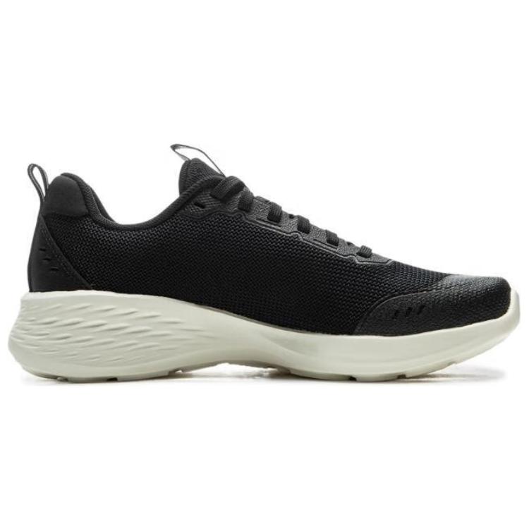 Li Ning Abrasion Resistant Slip Resistant Coverage Low top Casual Running Shoes Women’s Black