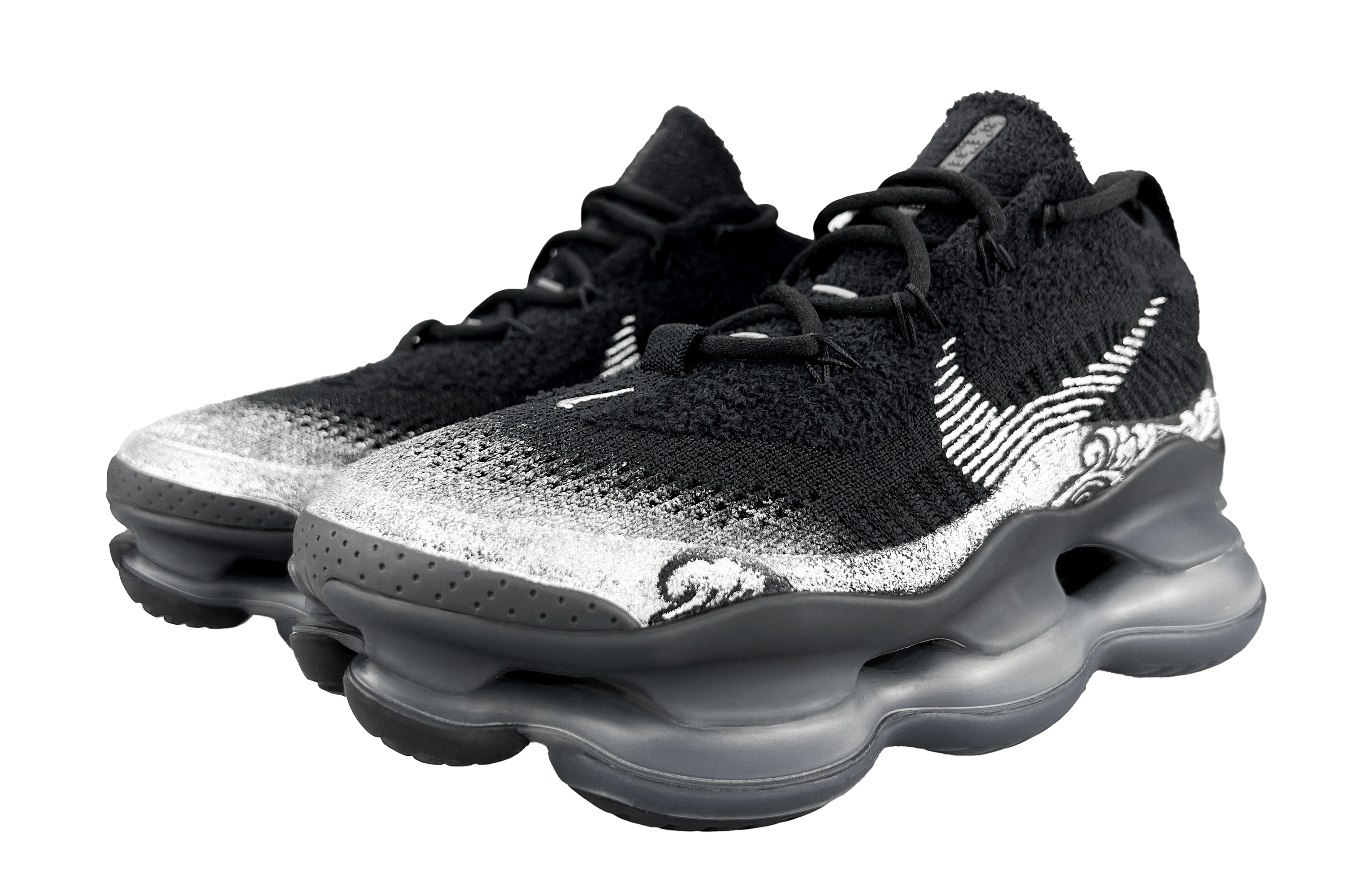 Nike Air Max Scorpion Low top Casual Running Shoes Women’s Silver Black