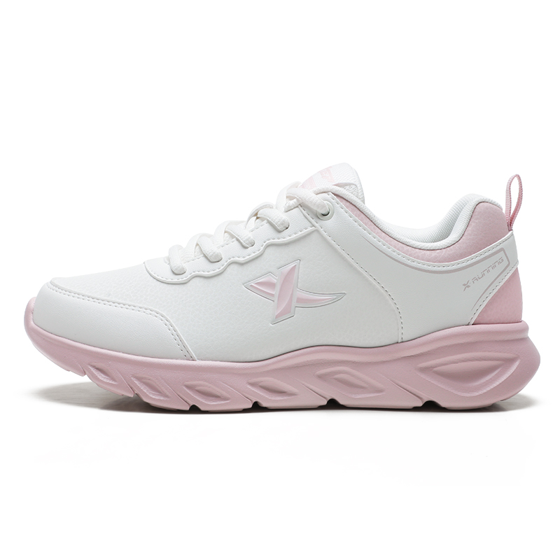 XTEP Low Top, Casual Running Shoes Women’s Sail White/Light Pink