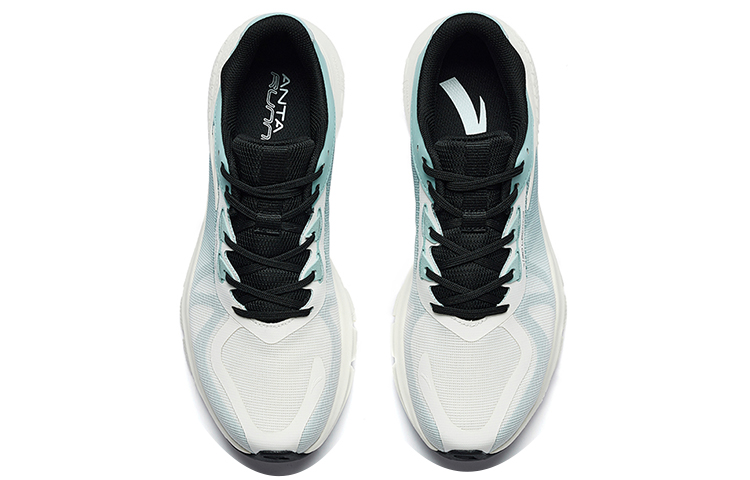 Anta Comfortable Textile, Leather Cushioning Slip Resistant Abrasion Resistant Breathable Lightweight Low top