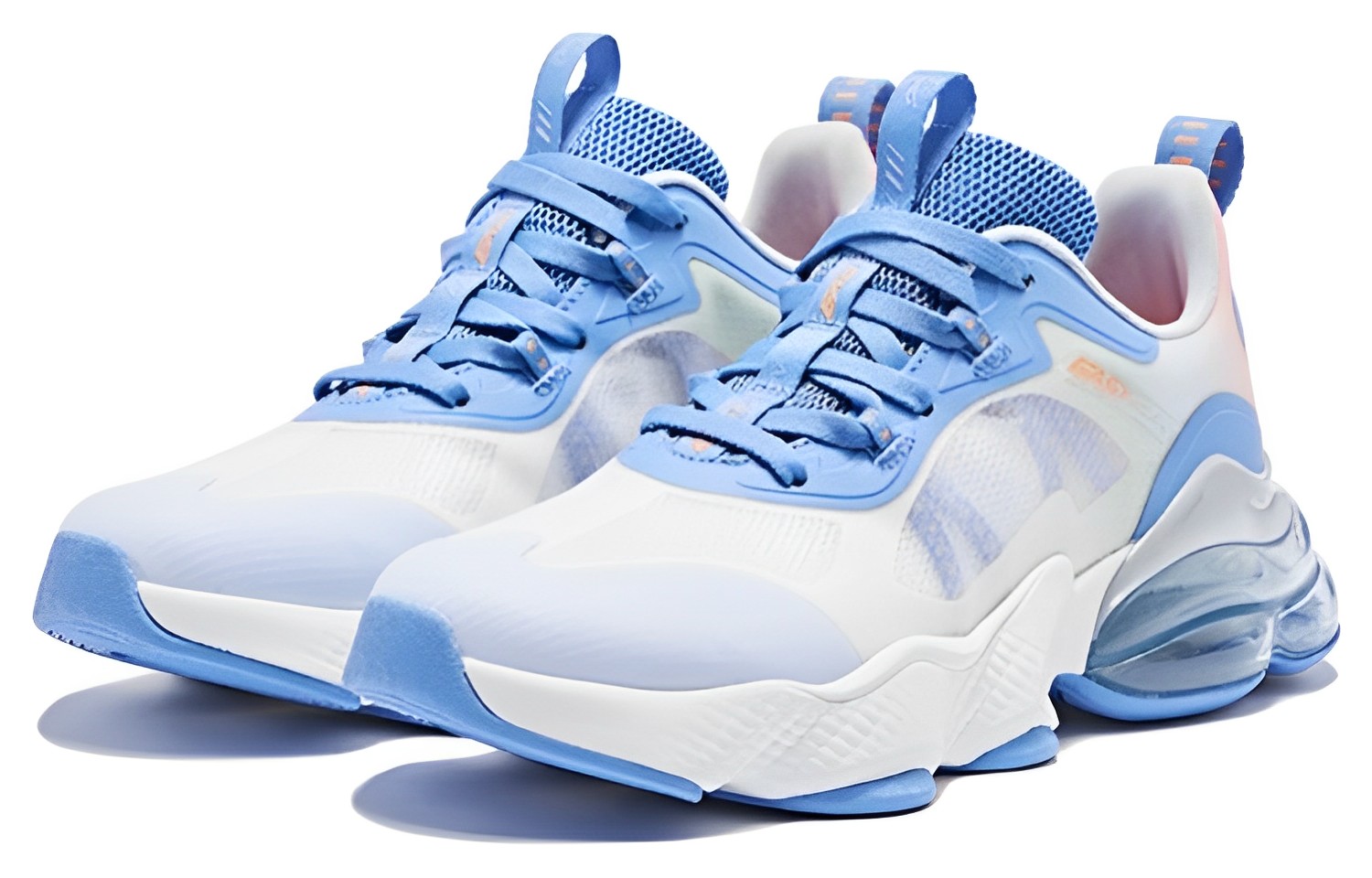 QIAODAN Der Beimei Running Shoes Women’s Low Top White/Orange/Blue