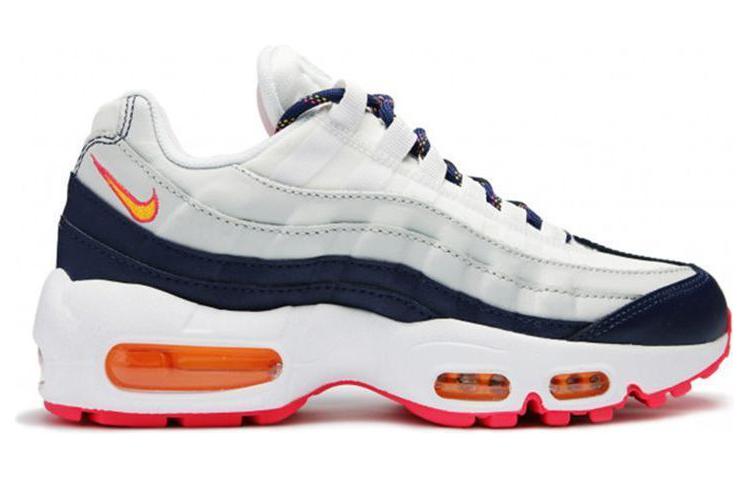 Женские кроссовки Nike Air Max 95 (бело-синие) — фото 2