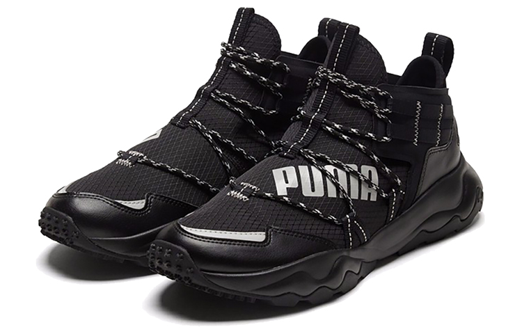 Мужские кроссовки PUMA Ember Trl Demi (черно-белые) — фото 3
