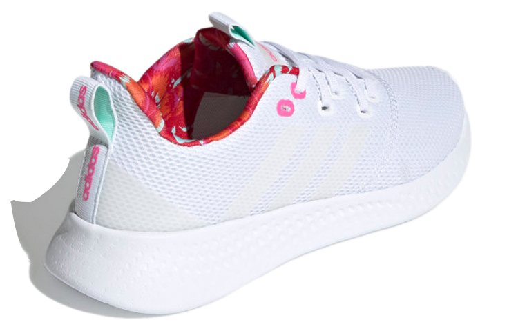 Женские кроссовки adidas neo Puremotion 2.0 (бело-серые) — Белый / серый / красный — фото 4