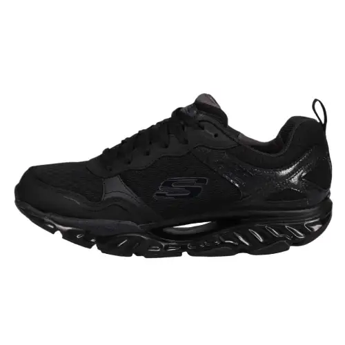 Skechers Abrasion Resistant Low top Running Shoes Women's Black