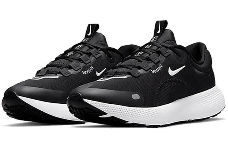 Женские кроссовки Nike React Escape Run (черно-белые) — Чёрный / белый — фото 3